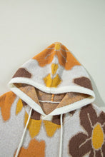 Load image into Gallery viewer, Women Knitted Drawstring Hooded Plus Size Sweater