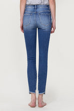 Load image into Gallery viewer, High Rise Ankle Skinny with Uneven Hem Detail