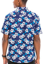 Load image into Gallery viewer, WS7007N Weiv Mens Print Hawaiian Button Down Shirt