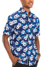 Load image into Gallery viewer, WS7007N Weiv Mens Print Hawaiian Button Down Shirt