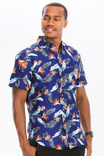 Load image into Gallery viewer, Hawaiian Print Button Down Shirt