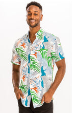 Load image into Gallery viewer, Weiv Mens Print Hawaiian Button Down Shirt