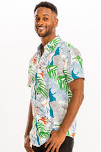 Load image into Gallery viewer, Weiv Mens Print Hawaiian Button Down Shirt
