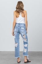 Load image into Gallery viewer, HEAVY DESTROYED STRAIGHT JEANS