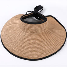 Load image into Gallery viewer, STRAW VISOR SUN HAT