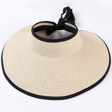 Load image into Gallery viewer, STRAW VISOR SUN HAT