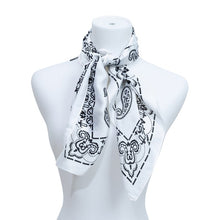 Load image into Gallery viewer, MULTI PATTERN PRINTED SILK SCARF