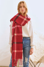 Load image into Gallery viewer, CHECKERED WINTER SCARF
