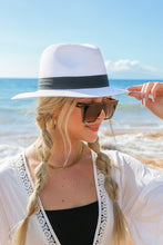 Load image into Gallery viewer, Classic Straw Panama Fedora Hat