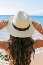 Load image into Gallery viewer, Classic Straw Panama Fedora Hat