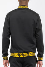 Load image into Gallery viewer, Mens Black and Gold Detail Track Suit