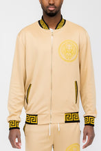 Load image into Gallery viewer, Mens Black and Gold Detail Track Suit