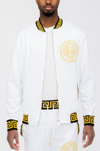 Load image into Gallery viewer, Mens Black and Gold Detail Track Suit