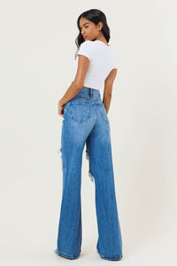 High Waisted Wide Leg Jeans