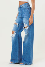 Load image into Gallery viewer, High Waisted Wide Leg Jeans
