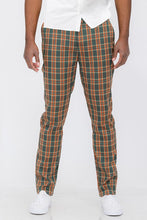 Load image into Gallery viewer, Plaid Trouser Pants