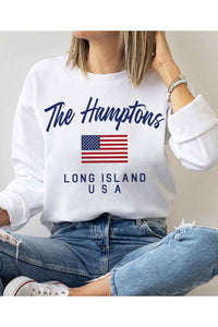 THE HAMPTONS USA GRAPHIC SWEATSHIRT