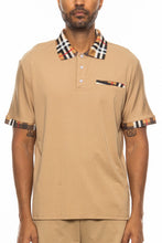 Load image into Gallery viewer, Checkered Plaid Short Sleeve Ploto Shirt