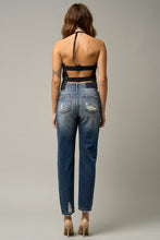 Load image into Gallery viewer, HIGH WAIST STRAIGHT HAVEY DESTROYED JEANS