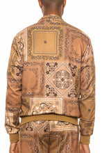 Load image into Gallery viewer, Weiv Mens Paisley Bandana Track Jacket