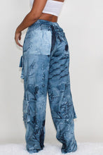 Load image into Gallery viewer, ATHINA TIE DYE PRINT CARGO CASUAL PANTS