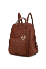 Load image into Gallery viewer, MKF Torra Milan Signature Trendy Backpack by Mia