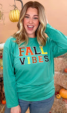 Load image into Gallery viewer, Soft Chenille Fall Vibes Graphic BF LS T-Shirt