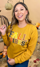 Load image into Gallery viewer, Soft Ideal Chenille Fall Vibes Graphic Sweatshirt