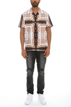 Load image into Gallery viewer, Mens Collared Print Button Down