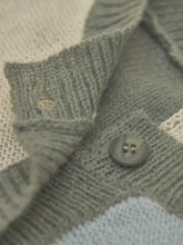 Load image into Gallery viewer, Sage Beige Cream Solid Button Up Sweater Cardigan