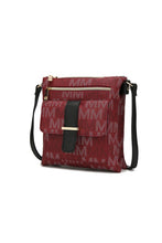 Load image into Gallery viewer, MKF Collection Compartment Crossbody Bag by Mia K