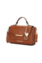 Load image into Gallery viewer, MKF Collection Sylvie Croco Embossed Shoulder Mia