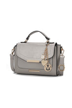 Load image into Gallery viewer, MKF Collection Sylvie Croco Embossed Shoulder Mia
