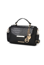Load image into Gallery viewer, MKF Collection Sylvie Croco Embossed Shoulder Mia