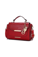 Load image into Gallery viewer, MKF Collection Sylvie Croco Embossed Shoulder Mia