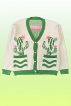 Load image into Gallery viewer, Cactus flower cardigan