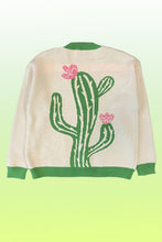 Load image into Gallery viewer, Cactus flower cardigan
