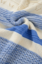 Load image into Gallery viewer, Contrast Round Neck Long Sleeve Sweater