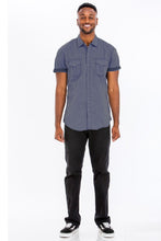 Load image into Gallery viewer, Weiv Men&#39;s Casual Short Sleeve Two Tone Shirts