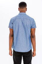 Load image into Gallery viewer, Weiv Men&#39;s Casual Short Sleeve Two Tone Shirts