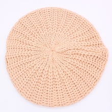 Load image into Gallery viewer, KNITTED CABLE KNIT FASHION BERET