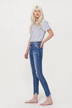 Load image into Gallery viewer, High Rise Ankle Skinny with Uneven Hem Detail